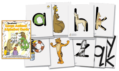 Large Animal Alphabet Cards