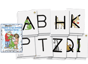Capital Large Animal Alphabet Cards