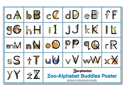 Zoo-Alphabet Buddies Poster POS2002