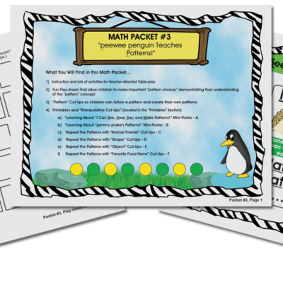 Safari Math Adventures 03 - peewee penguin Teaches Patterns (digital)