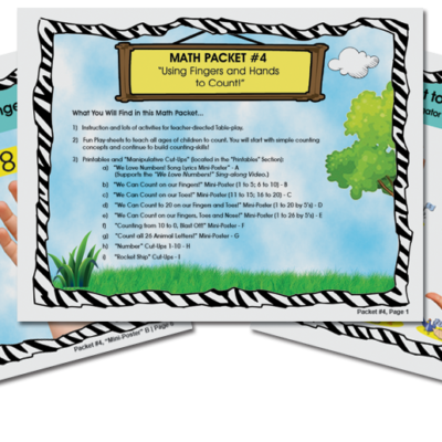 Safari Math Adventures 04 - Using Finger and Hands to Count (digital)