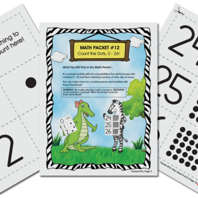 Safari Math Adventures 12 - Count the Dots 0-26 (digital)