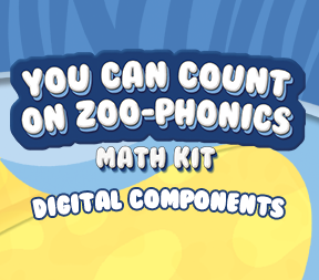 You Can Count on Zoo-phonics Math Kit Digital Assets - Valid for use with Kit Redemption Certificate only.